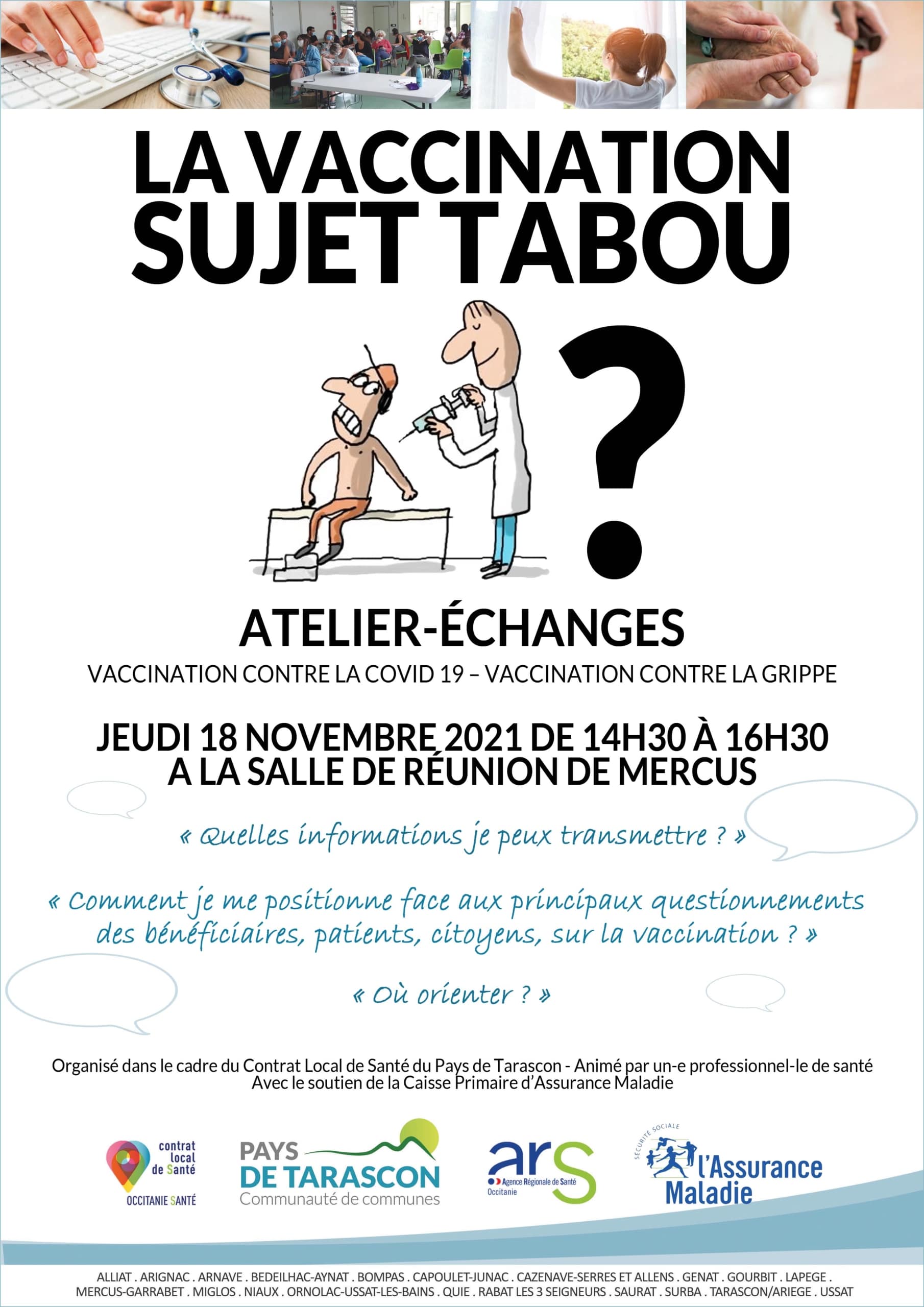 Info CLS - ARS - Vaccination Sujet Tabou
