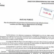 AVIS AU PUBLIC