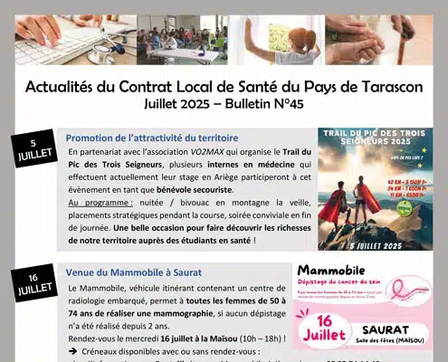 Actualités CLS Pays de Tarascon - Juillet 2025