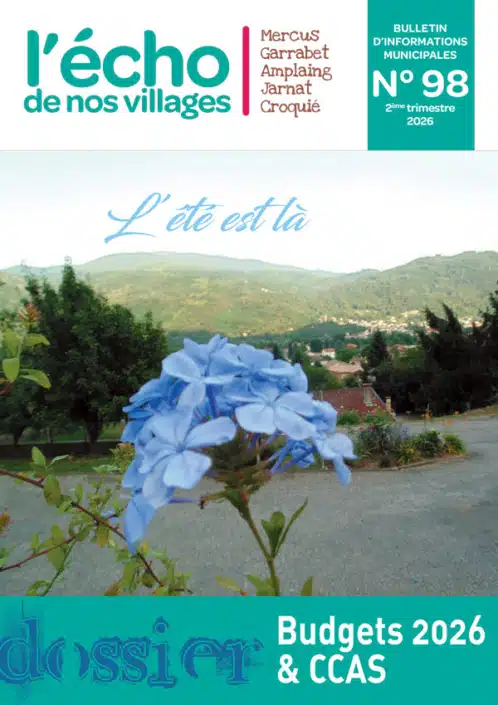 L'écho de nos villages 98 - Mercus, Garrabet, Amplaing, Jarnat, Croquié
